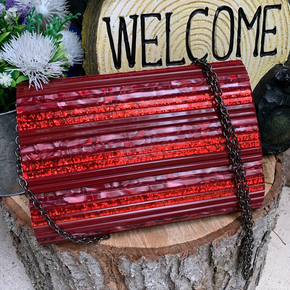 🔥SALE🔥 Authentic KURT GEIGER LONDON Acrylic clutch/Crosby